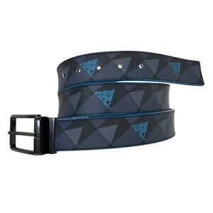Coach Harness Buckle Cut To Size Reversible Belt Check Geo Print Men's 42” NWT